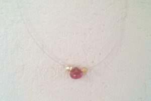 Illusion Necklace Ruby Cable