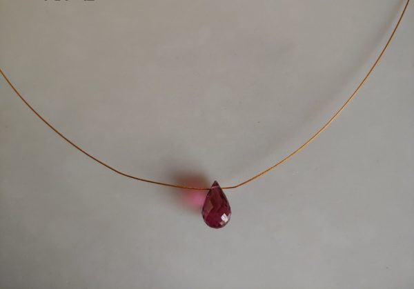 Illusion Necklace Tourmaline on Cable