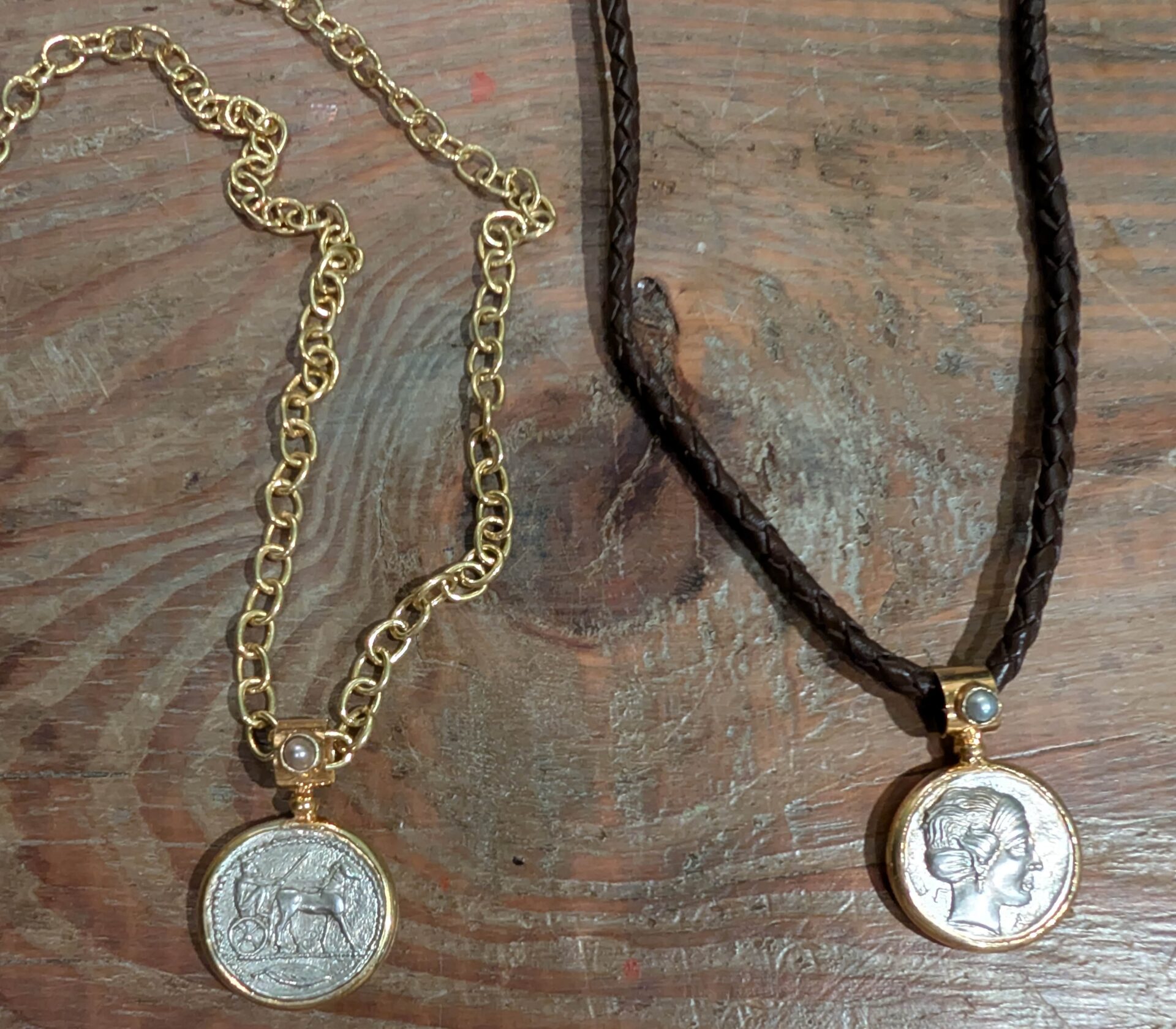 Greek Coin Pendants