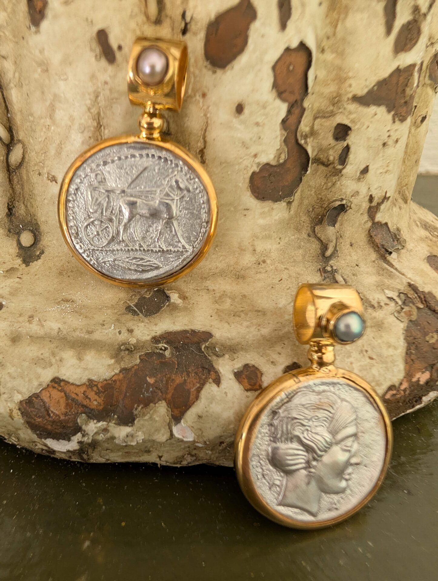 Greek Coin Pendants Greek Coin Pendants