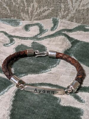 Sterling Leather AGAPI Bracelet 420 full-min